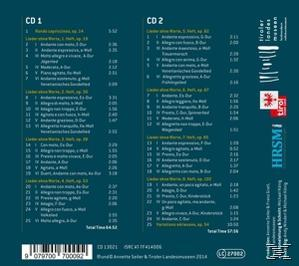 Annette Seiler - Lieder Ohne Worte-Rondo Capriccioso-Variations  - (CD)