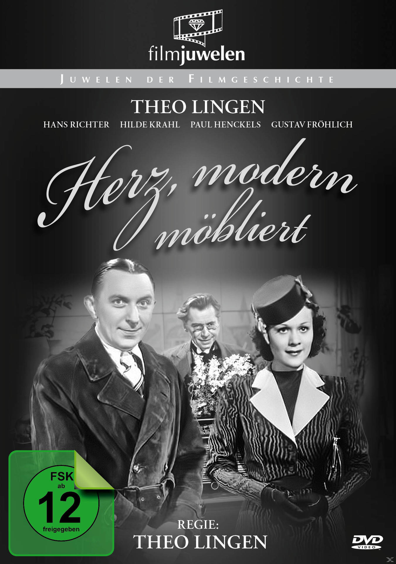 DVD-Cover mit einem Schwarz-Weiß-Bild von drei Personen.