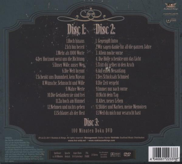Rückseite einer DVD-Hülle mit Titellisten in Deutsch und Englisch. Enthält Logos und Text.