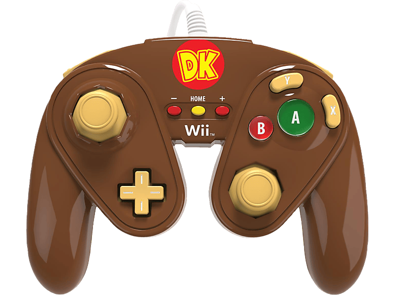 PDP Gamecube Controller für Wii U Donkey Kong Design, Braun MediaMarkt