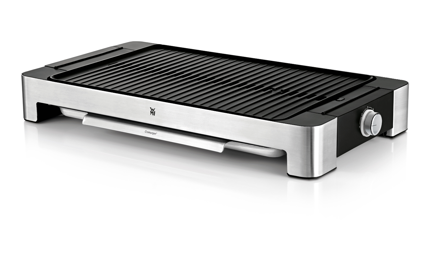 WMF 0415030011 LONO Elektrogrill, Cromargan®/Schwarz (2000 Watt)