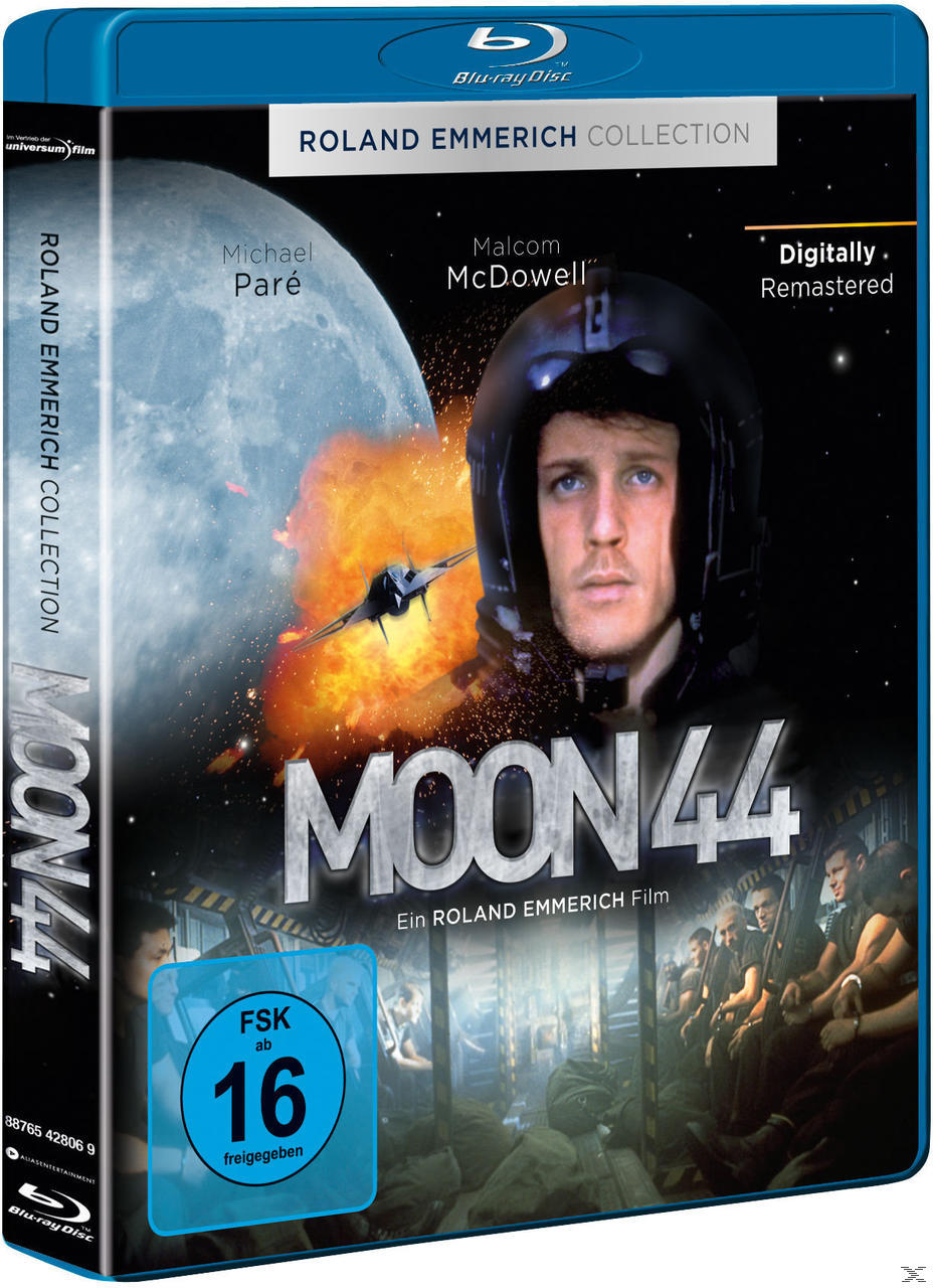 Blu-ray-Cover mit einem Mann in einem Weltraumanzug und einer Weltraumszene.