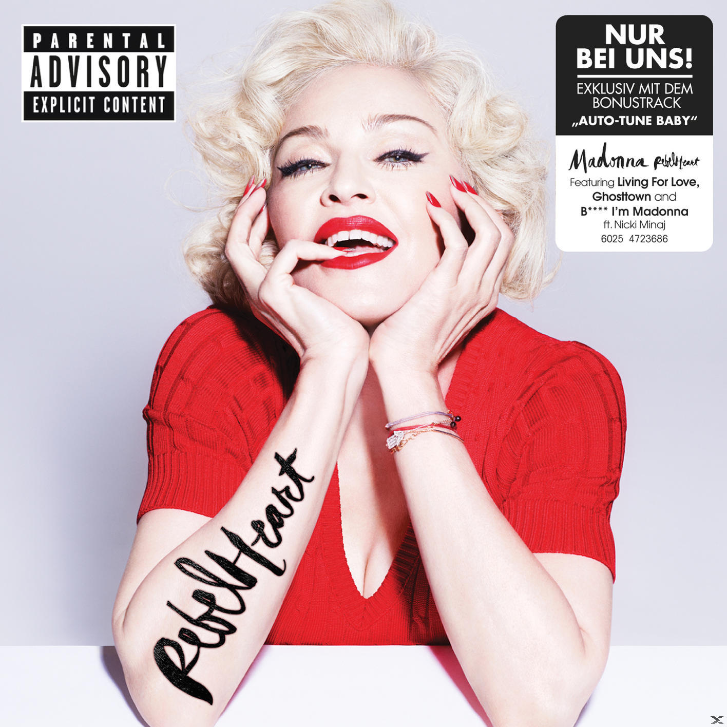 Madonna - Rebel Heart (Exklusive Standard Edition inkl. Bonus Track)  - (CD)
