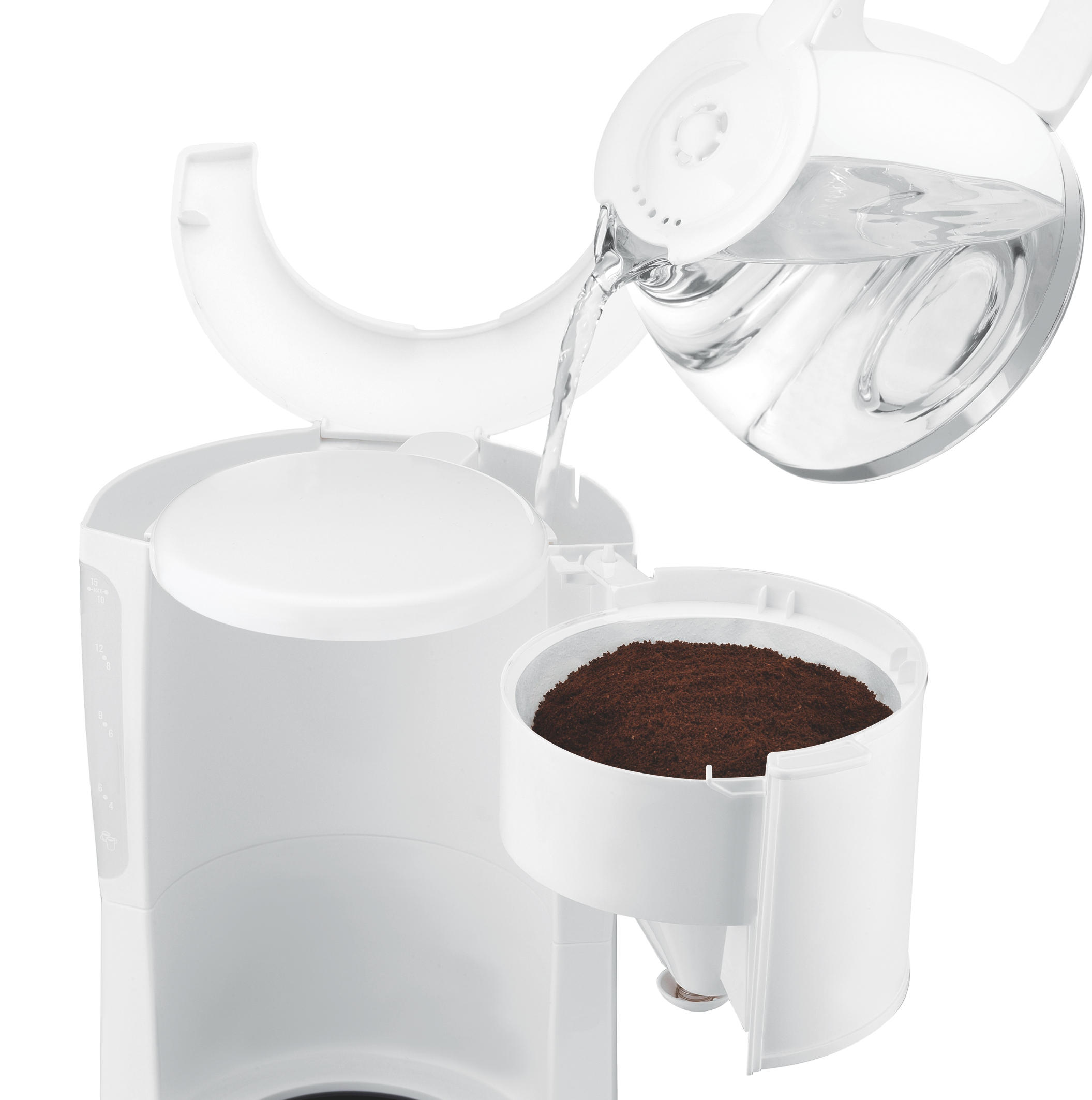 MOULINEX FG 2601.13 Kaffeemaschine Weiß