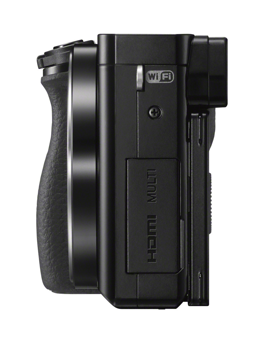 SONY Alpha 6000 KIT (ILCE-6000L) + Tasche + Speicherkarte Systemkamera mit Objektiv 16-50 mm, 7,6 cm Display, WLAN