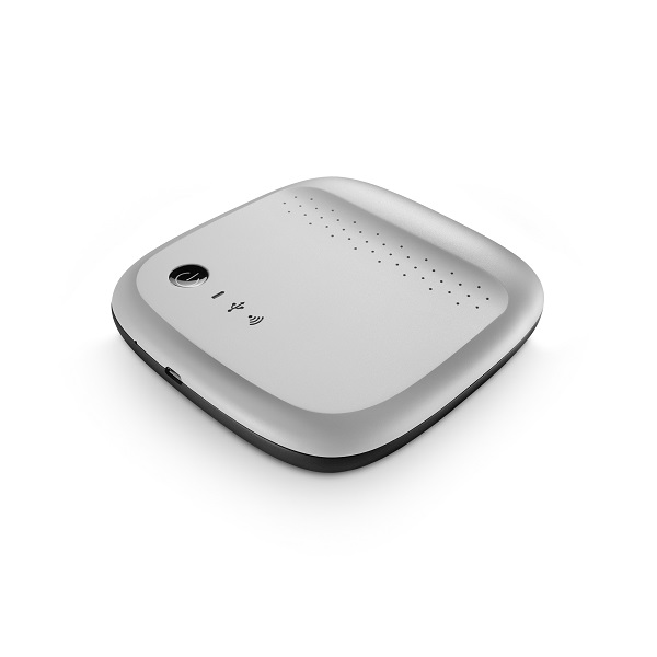SEAGATE STDC500206 Wireless Mobile Storage Festplatte, 500 GB HDD, 2,5 Zoll, extern, Weiß