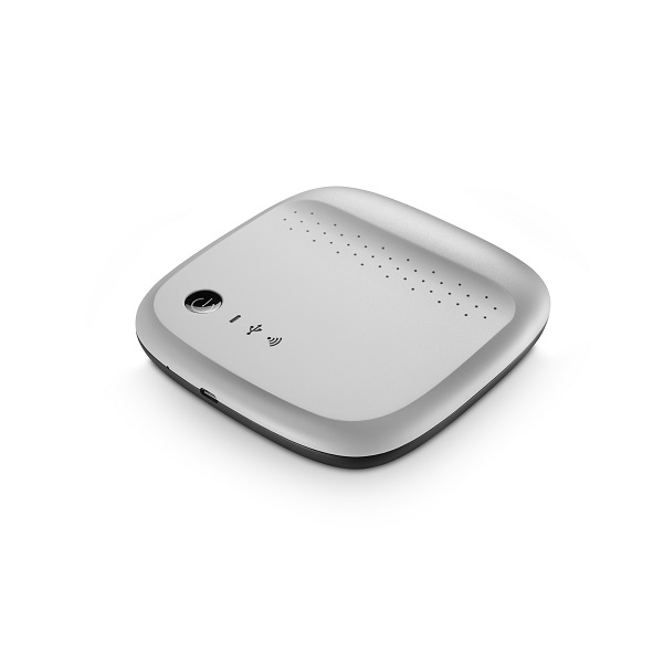 SEAGATE STDC500206 Wireless Mobile Storage Festplatte, 500 GB HDD, 2,5 Zoll, extern, Weiß