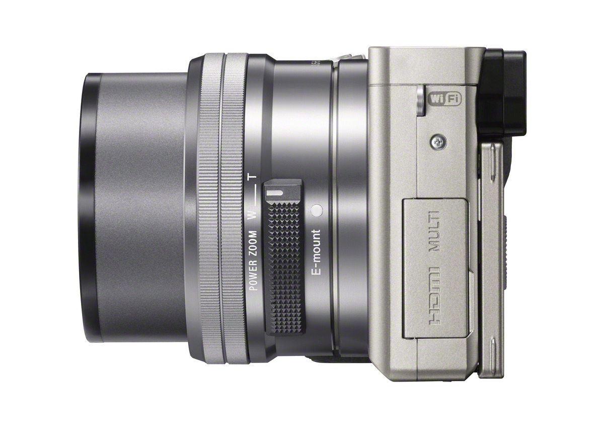 mit 16-50 Alpha Objektiv cm Speicherkarte + 6000 SONY Systemkamera 7,6 Tasche Display, (ILCE-6000L) WLAN mm, + KIT