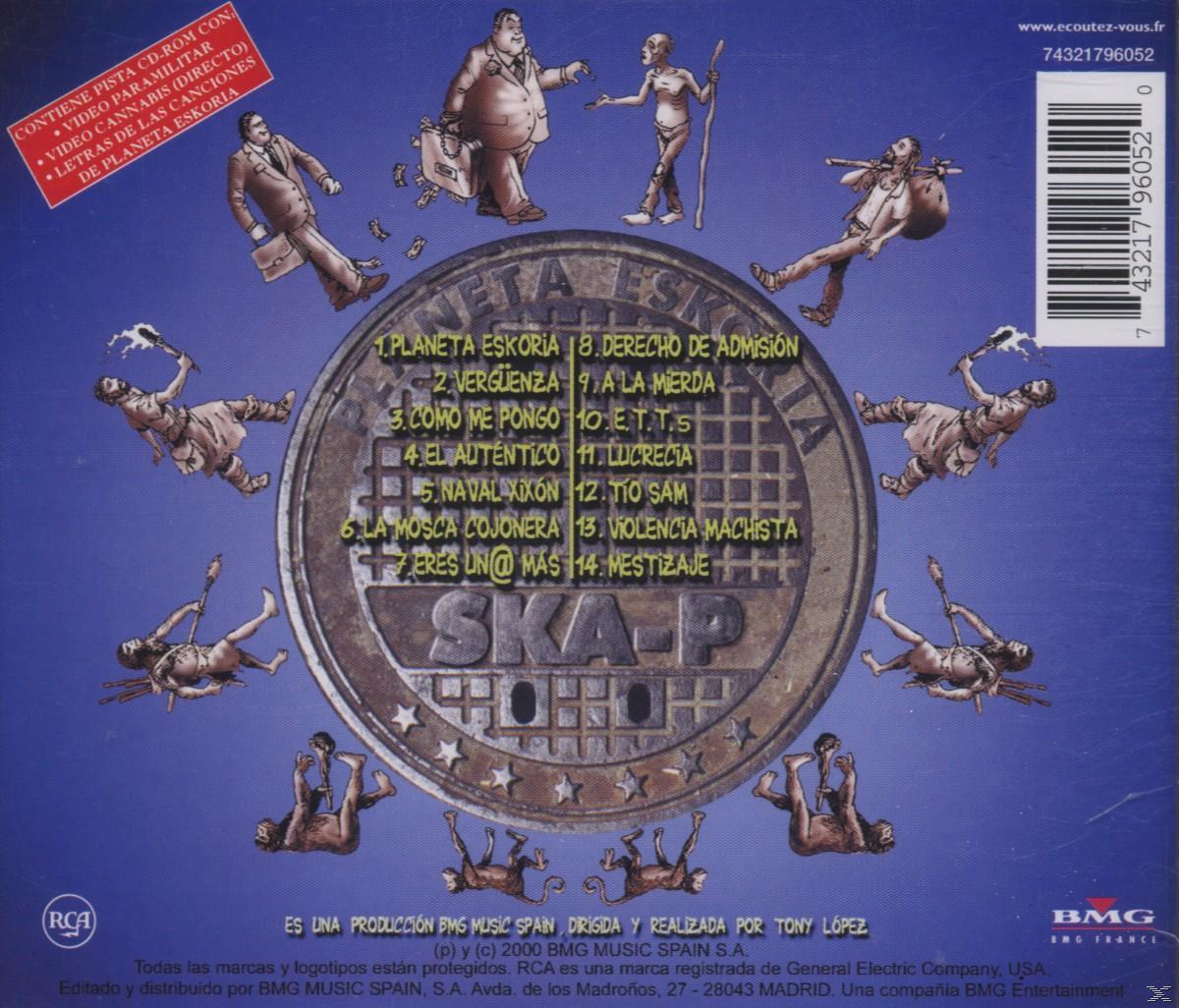Albumcover mit Cartoonfiguren und Songtiteln.