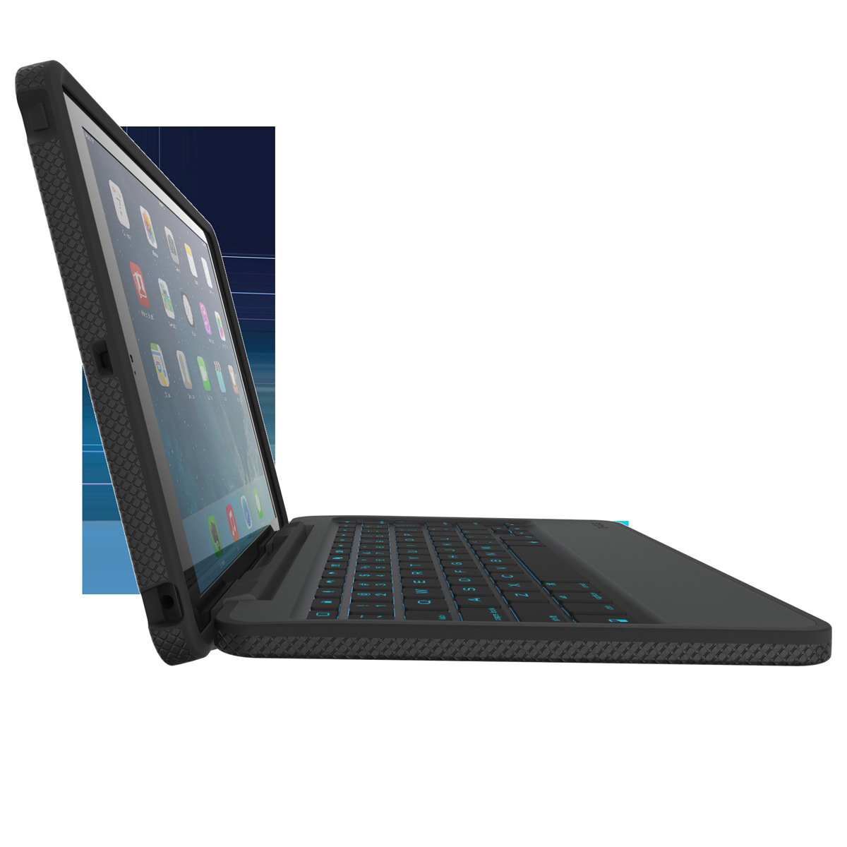 ZAGG ID5ZF2-BBG Outdoor Folio Keyboard Rugged Keyboard Case Schwarz