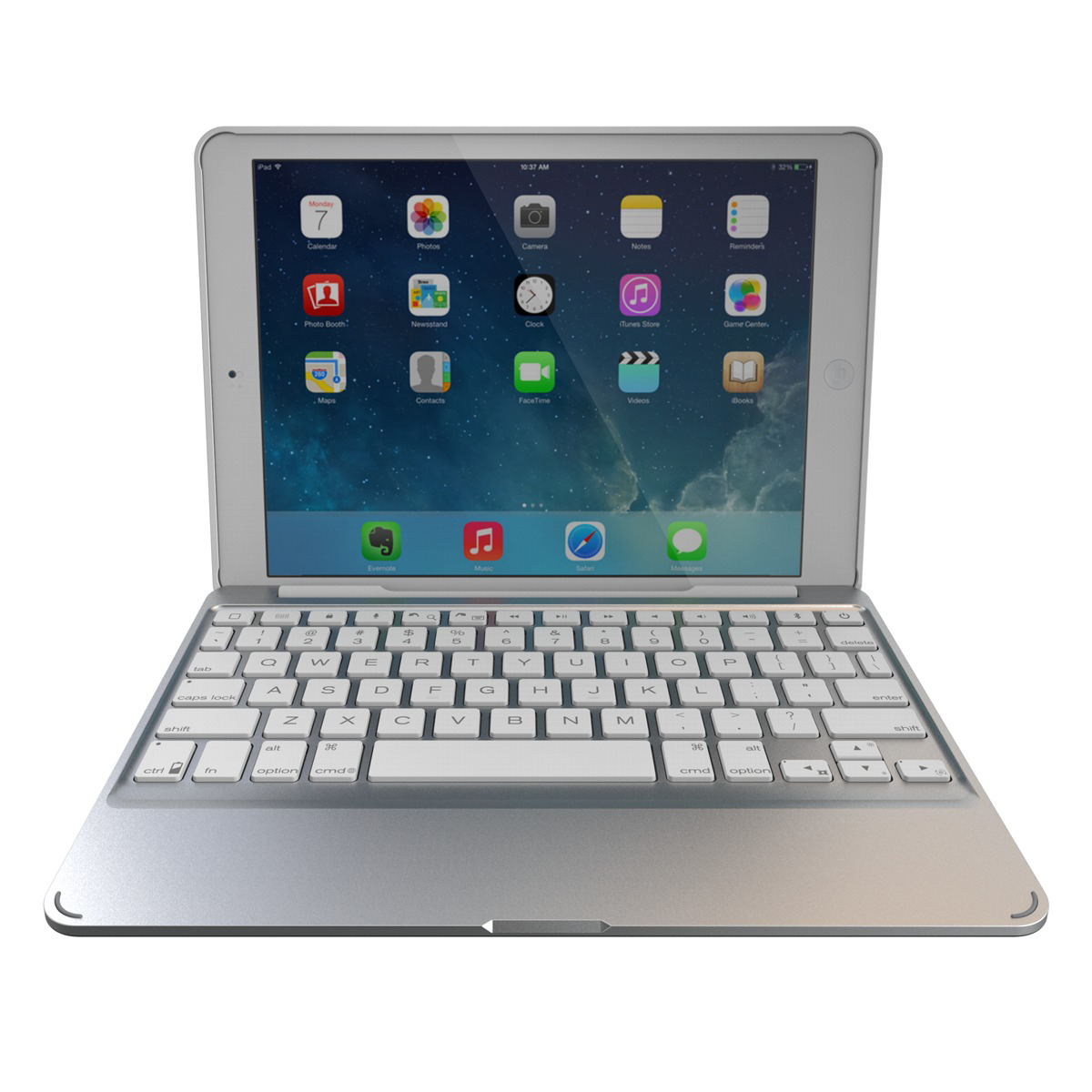 ZAGG IM2ZF2-BBG Slim Book Keyboard - Case (Schutzhülle) - Kombination Schwarz