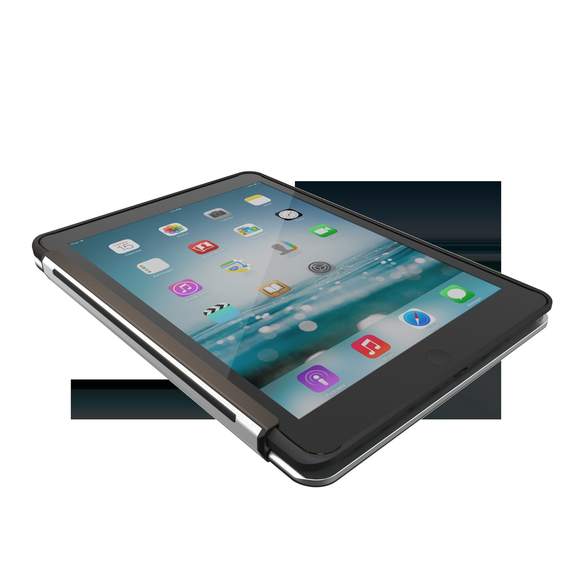 ZAGG IM2ZF2-BBG Slim Book Keyboard - Case (Schutzhülle) - Kombination Schwarz