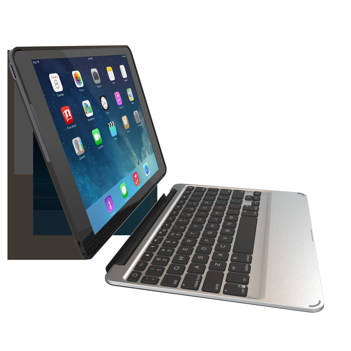 ZAGG IM2ZF2-BBG Slim Book Keyboard - Case (Schutzhülle) - Kombination Schwarz