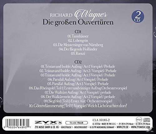 Rückseite einer CD mit Text, der Songs und Credits auflistet.