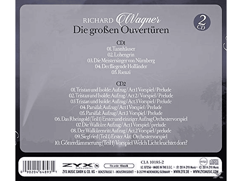 Thumbnail - VARIOUS - Richard Wagner: Die Großen Ouvertüren-Great Overtu (CD)