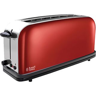 RUSSELL HOBBS Hobbs Colours Plus Flame Red - Grille-pain (Rouge / acier inoxydable / noir.)