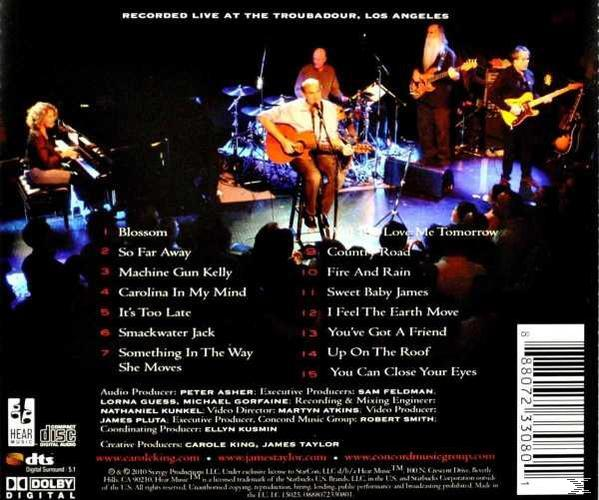 King, Carole / Taylor, James - Live At The Troubadour  - (CD)