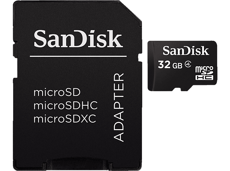 GB 32 4, Class Micro-SDHC Speicherkarte, SANDISK