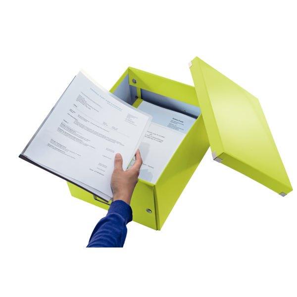 LEITZ 6044-00-64 CLICK&STORE Archivbox mittel Aufbewahrungs- und Transportbox Grün