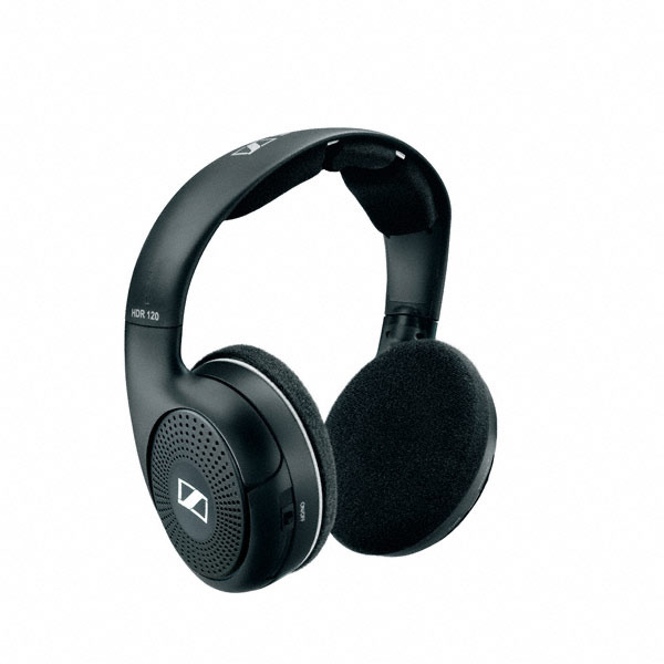 SENNHEISER HDR 120 - Zusätzliches Hörersystem für den RS 115, On-ear Kopfhörer Schwarz