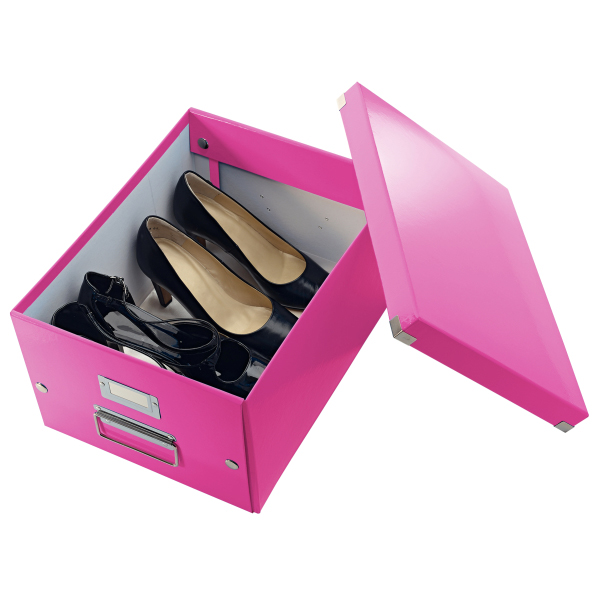 LEITZ 6044-00-23 CLICKSTORE Aufbewahrungs- und Transportbox mittel Aufbewahrungsbox Pink