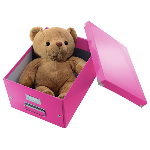 LEITZ 6044-00-23 CLICKSTORE Aufbewahrungs- und Transportbox mittel Aufbewahrungsbox Pink