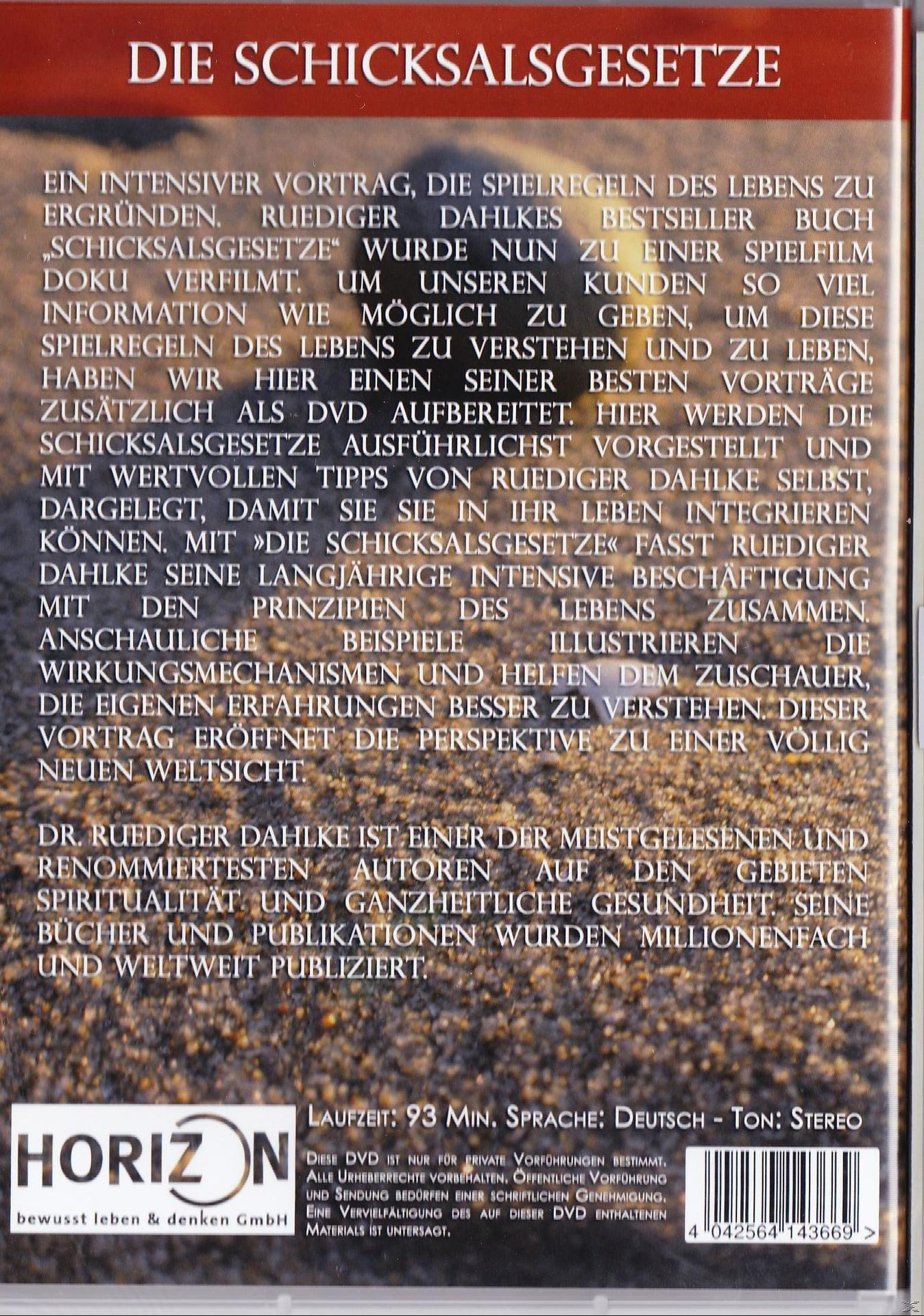 Die Schicksalsgesetze - Ein Vortrag von Ruediger Dahlke DVD