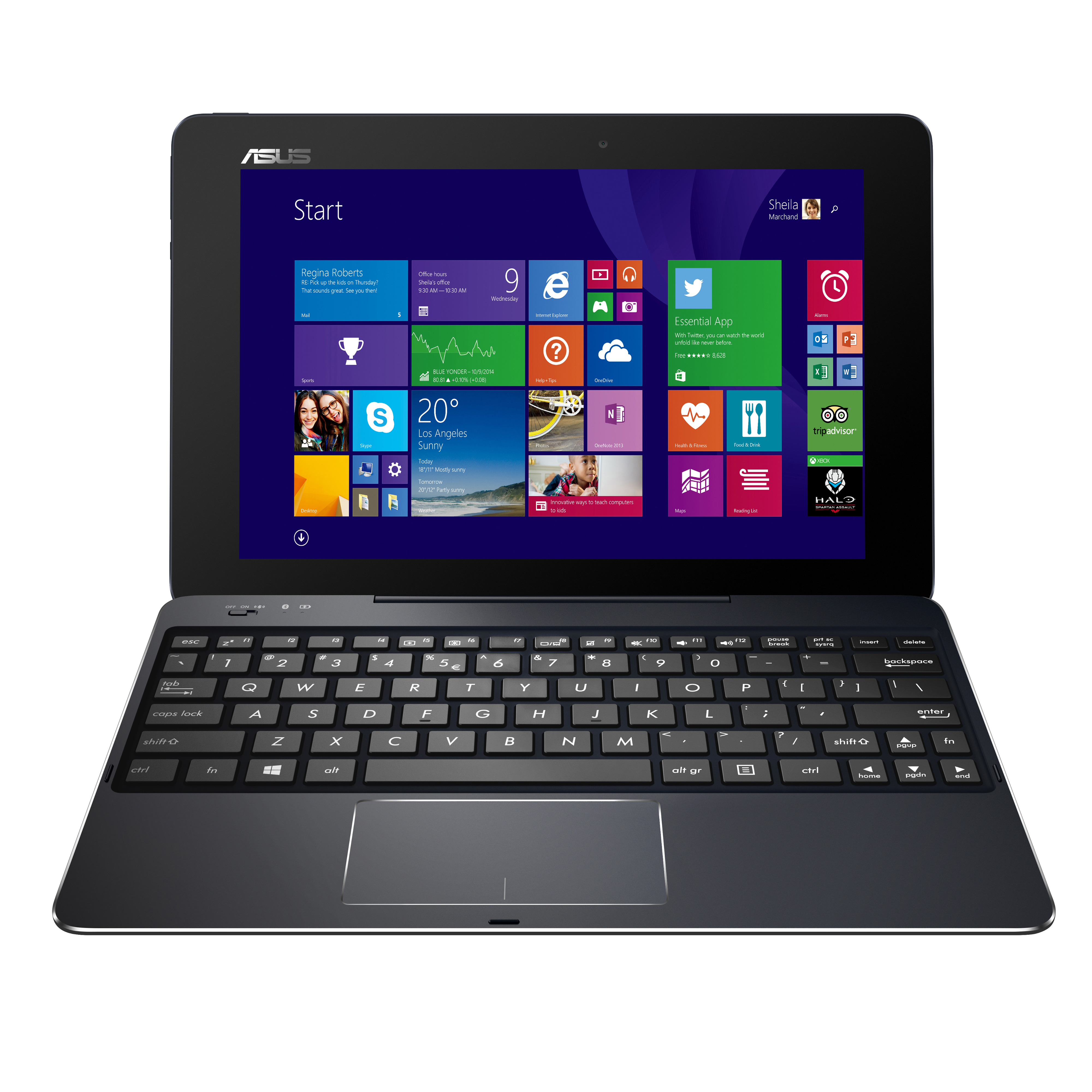 ASUS Transformer Book T100CHI-FG003B - 10,1 Zoll - Intel® Atom® Z3775 - 2 GB - 64 GB - Intel® HD Graphics - Windows