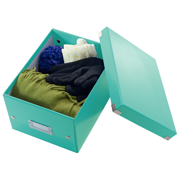LEITZ 6043-00-51 CLICK&STORE Aufbewahrungs- und Transportbox Ablage- und Transportbox Eisblau