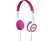 THOMSON HED1105 - Kopfhörer  (On-ear, Weiss/pink)