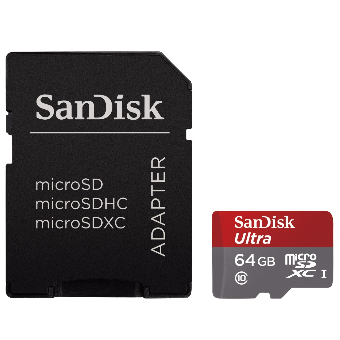 SANDISK Ultra, Micro-SDXC, 64 GB, 48 MB/s