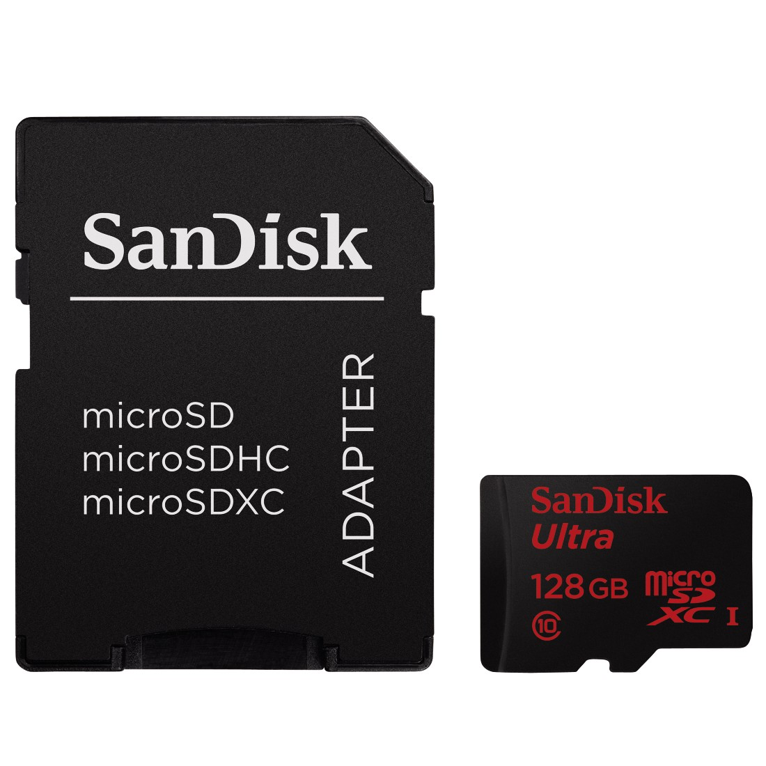 SANDISK Ultra®, Micro-SDXC Speicherkarte, 128 GB, 80 MB/s