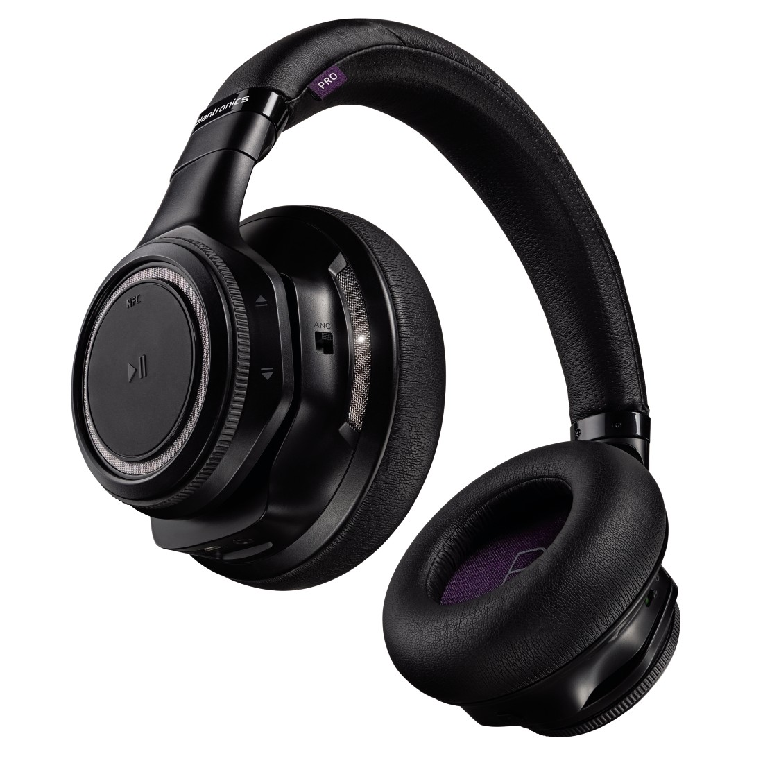 PLANTRONICS BT-HS BackBeat Pro, Over-ear Kopfhörer Bluetooth Schwarz