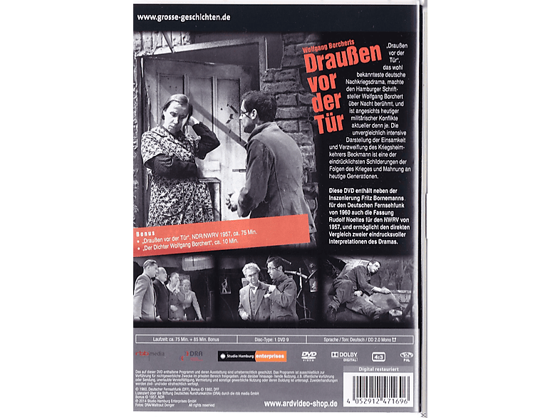 Thumbnail - DRAUSSEN VOR DER TÜR (DDR TV-ARCHIV) GROSSE GESCHI DVD