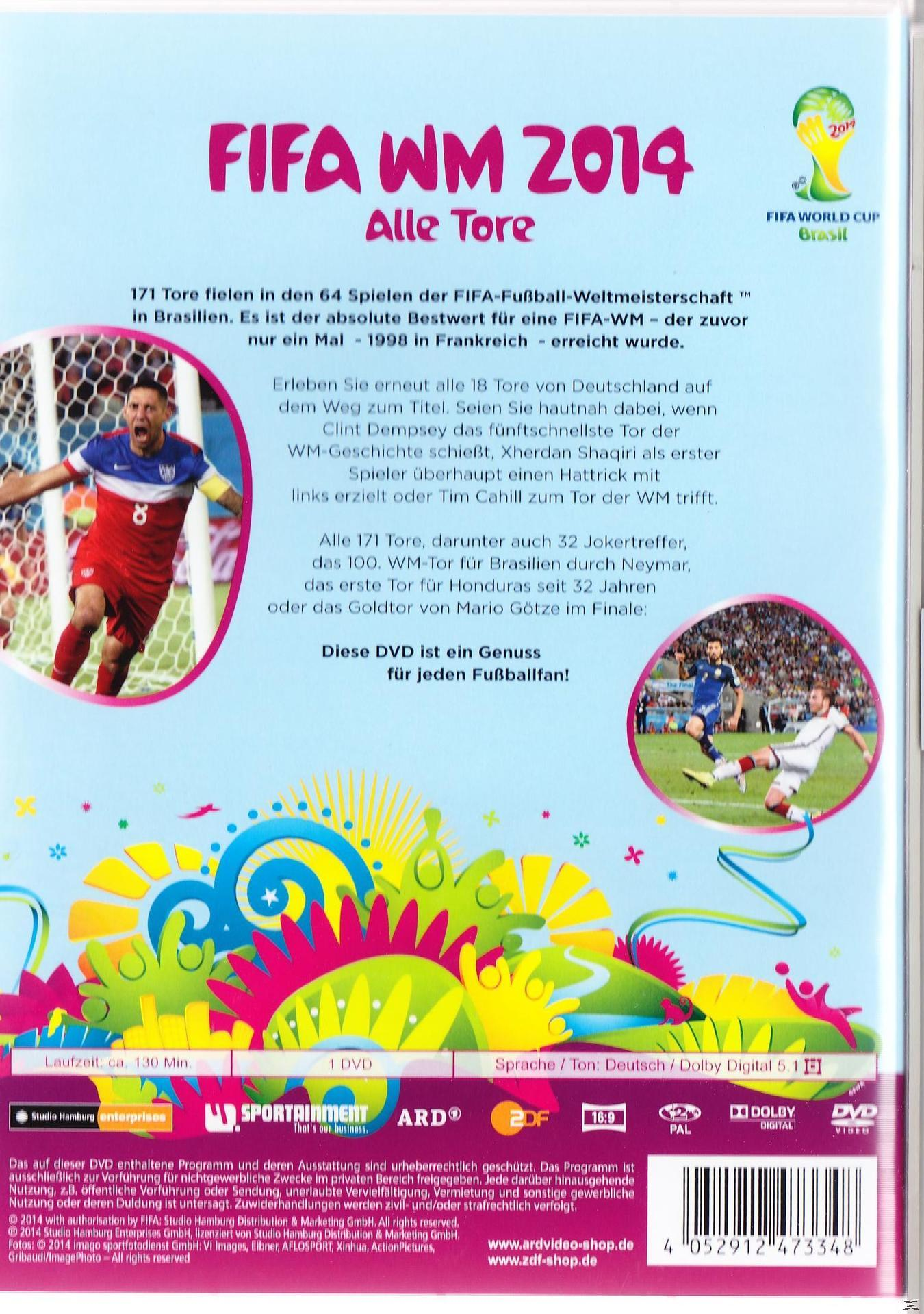 DVD 2014 - WM Tore FIFA Alle