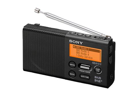 SONY XDR-P1DBP Digitalradio, Digital, DAB+, FM, | DAB, Radios MediaMarkt Schwarz DAB/DAB
