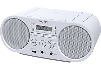 SONY ZS-PS50 Boombox CD Radio, Weiß