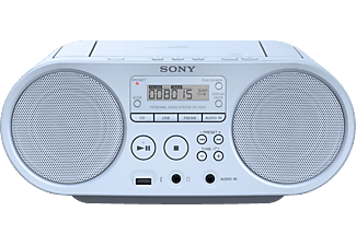 SONY SONY ZS-PS50, blu - Boombox (AM, FM, Blu)
