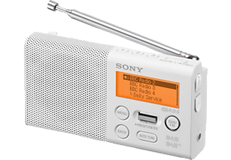 SONY XDR-P1DBPW - Radio numérique (DAB+, FM, Blanc)