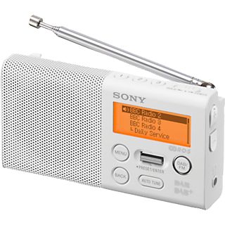 SONY XDR-P1DBPW - Radio digitale (DAB+, FM, Bianco)