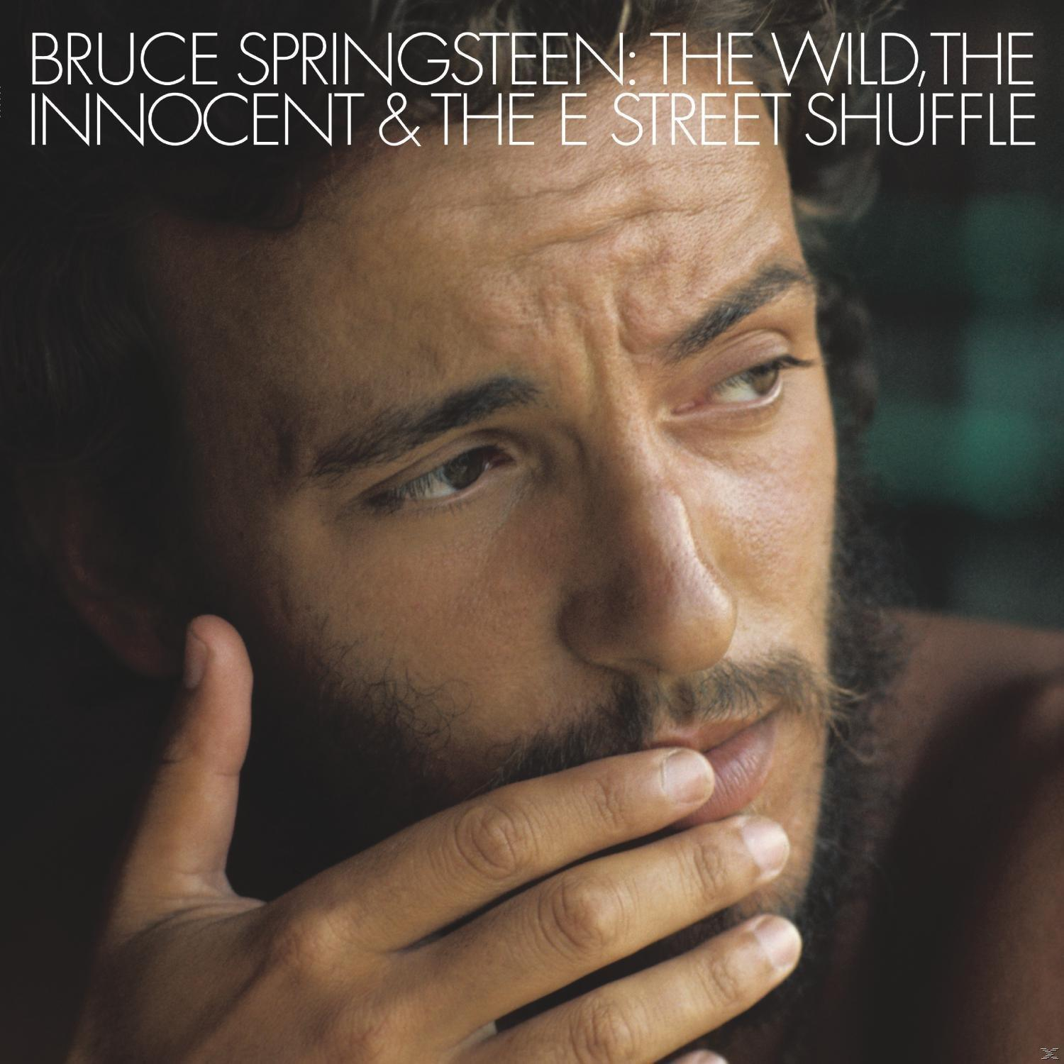 Bruce Springsteen Albumcover, Nahaufnahme seines Gesichts, nachdenklich, Hand am Kinn.