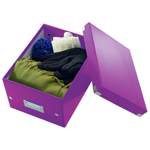 LEITZ 6043-00-62 CLICK&STORE Aufbewahrungs- und Transportbox Ablage- und Transportbox Violett