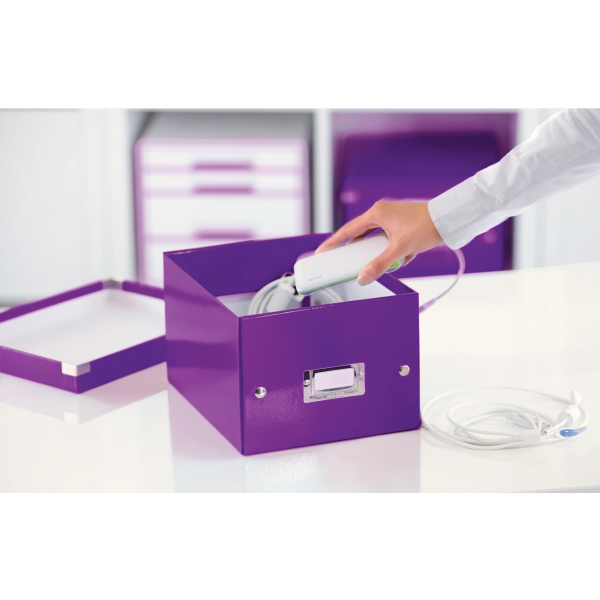 LEITZ 6043-00-62 CLICK&STORE Aufbewahrungs- und Transportbox Ablage- und Transportbox Violett