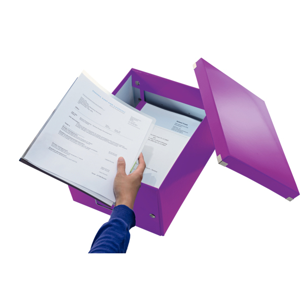 LEITZ 6044-00-62 CLICK&STORE Aufbewahrungs- und Transportbox mittel Ablage- und Transportbox Violett