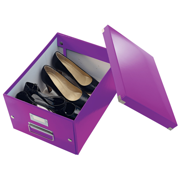 LEITZ 6044-00-62 CLICK&STORE Aufbewahrungs- und Transportbox mittel Ablage- und Transportbox Violett