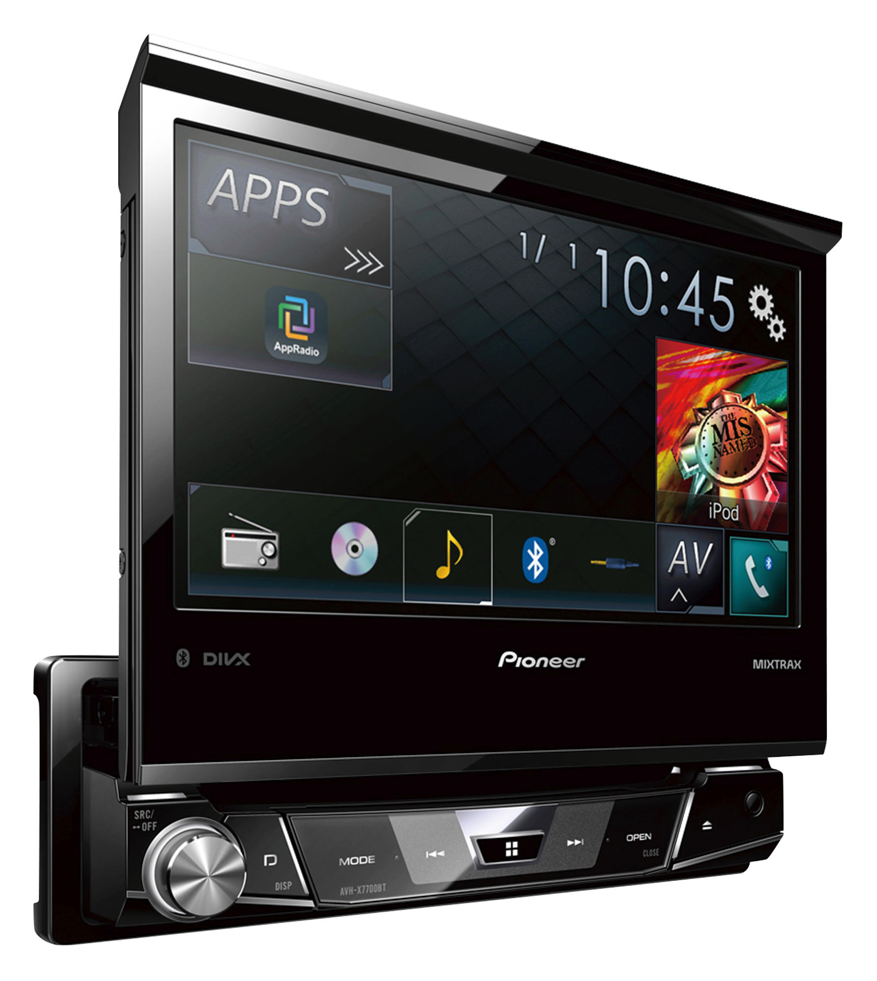 Autorradio - Pioneer Avh-X7700Bt Bluetooth,Pantalla 7 Pulgadas