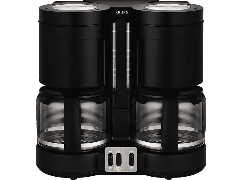 KRUPS KM 8508 Duothek Plus Kaffeemaschine Schwarz