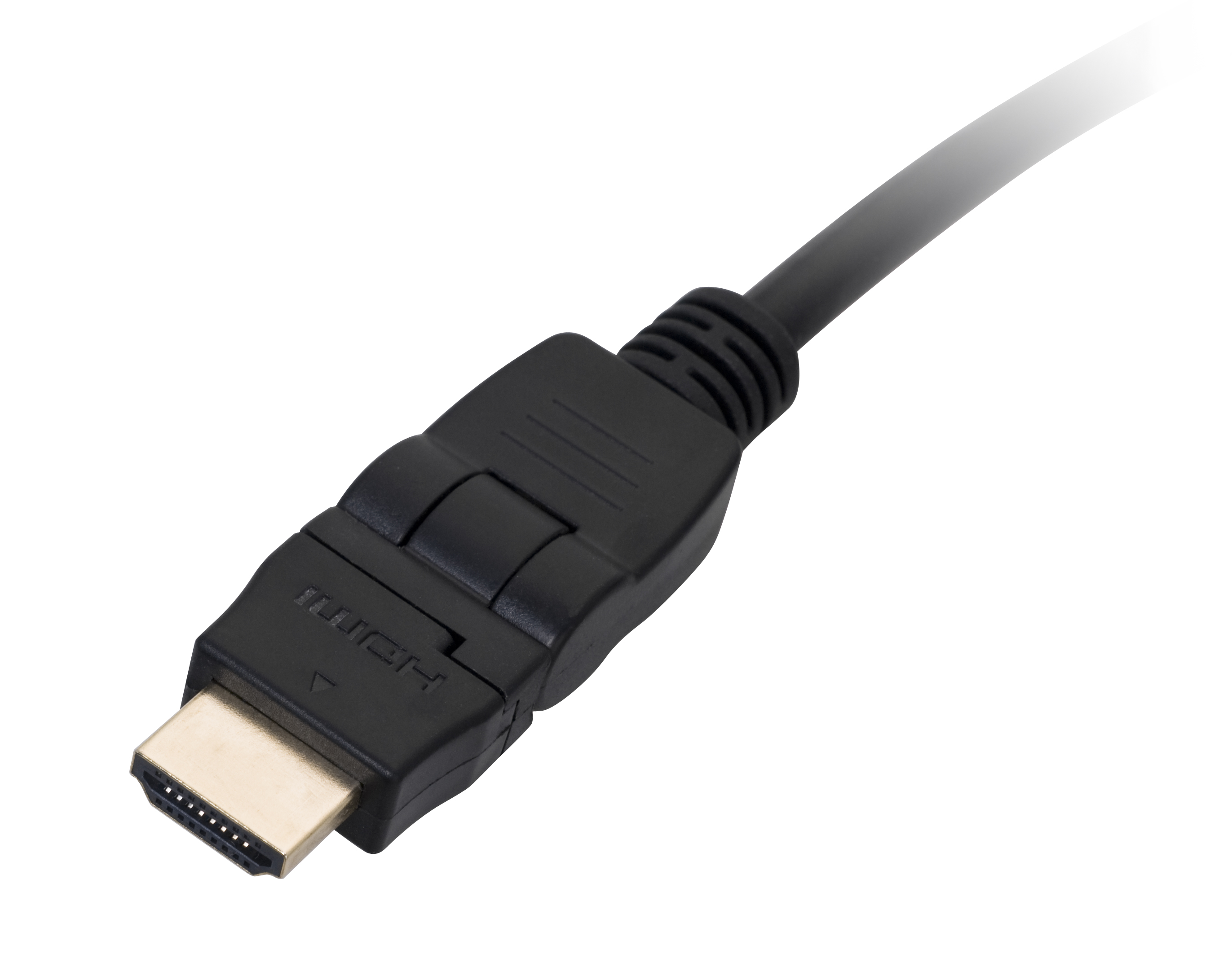SNAKEBYTE Dual Swivel HDMI Kabel -1,5m - bewegliche HDMI Stecker, Schwarz