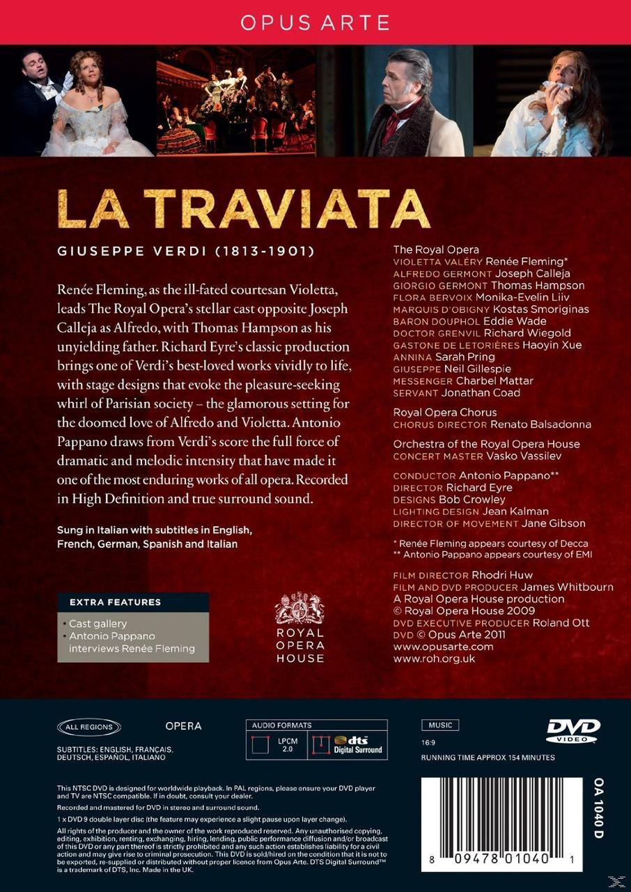 La Chorus, Thomas Royal - Orchestra Opera Joseph House Royal Calleja, (DVD) The Hampson, Traviata Of Renée Fleming, Opera -