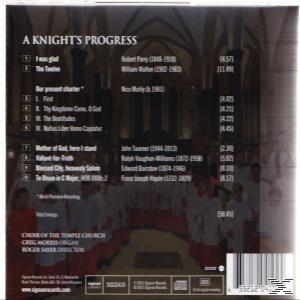 Greg Morris, Temple Church Choir - A Knight's Progress-Chorwerke  - (CD)